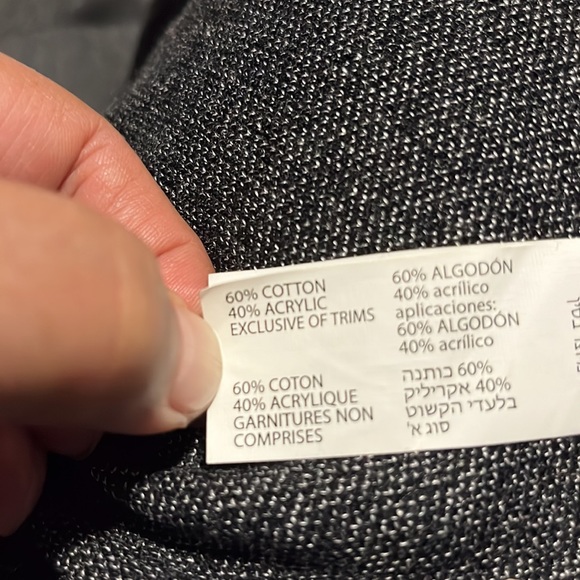 NWT, Amanda Green Black & Grey Cardigan, size XL - Picture 4 of 4